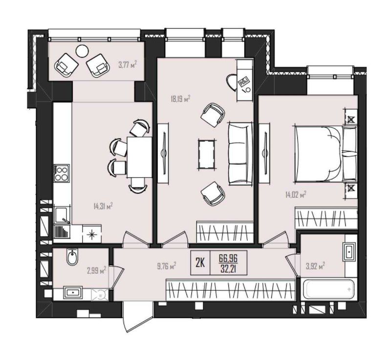 Квартира на р-н Виставка в Хмельницькому, ID 281876, фото №2