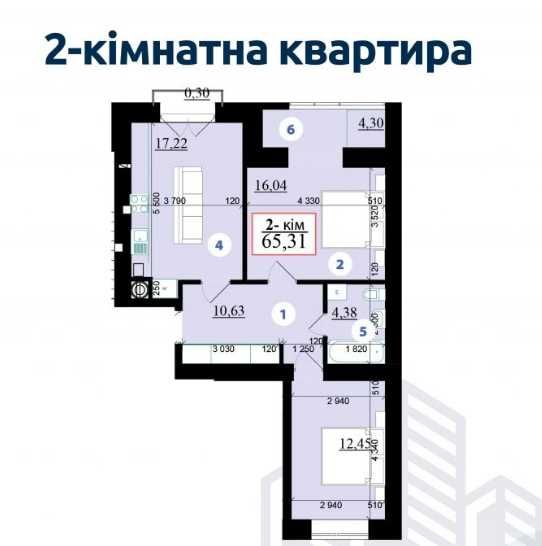 Квартира на ЖК Липки-2 в Івано-Франківську, ID 281232, фото №8