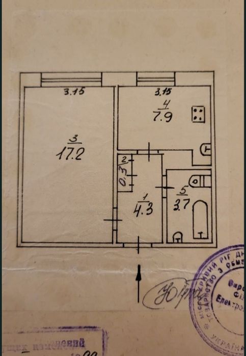 Квартира на вул. Петра Калнишевського, 19А в Кривому Розі, ID 253340, фото №4