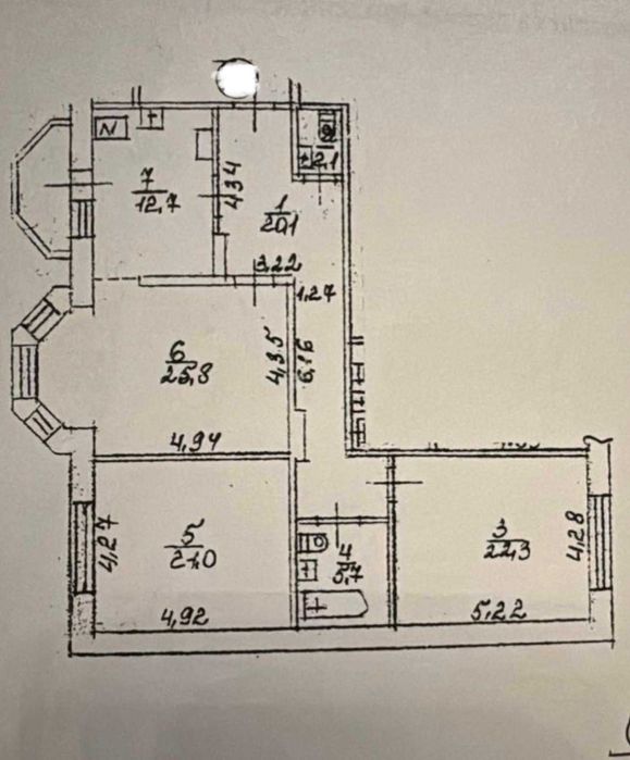 Квартира на біля метро Позняки в Києві, ID 212221, фото №5