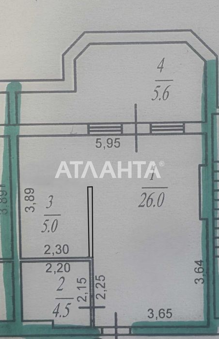 Квартира на вул. Дача Ковалевського в Одесі, ID 209622, фото №20