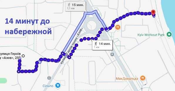 Квартира на вул. Героїв полку «Азов», 25Г в Києві, ID 403628, фото №15