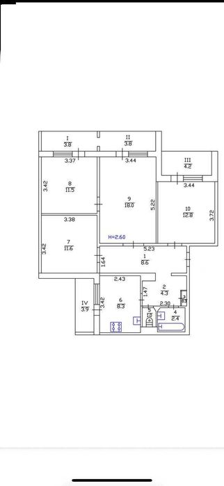 Квартира на вул. Рональда Рейгана, 1/25 в Києві, ID 176049, фото №22
