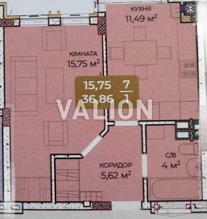 Квартира на вул. Паркова, 16 в Київ, ID 336997, фото №2