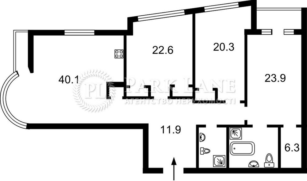 Квартира на вул. Звіринецька, 59 в Києві, ID 301491, фото №4