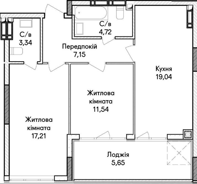 Квартира на ЖК «Синергія Сіті» в Києві, ID 241923, фото №7