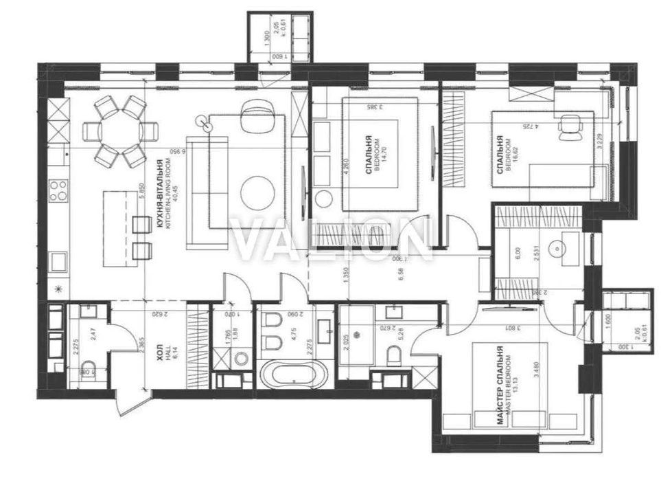 Квартира на вул. Василя Тютюнника, 39 в Київ, ID 229092, фото №5