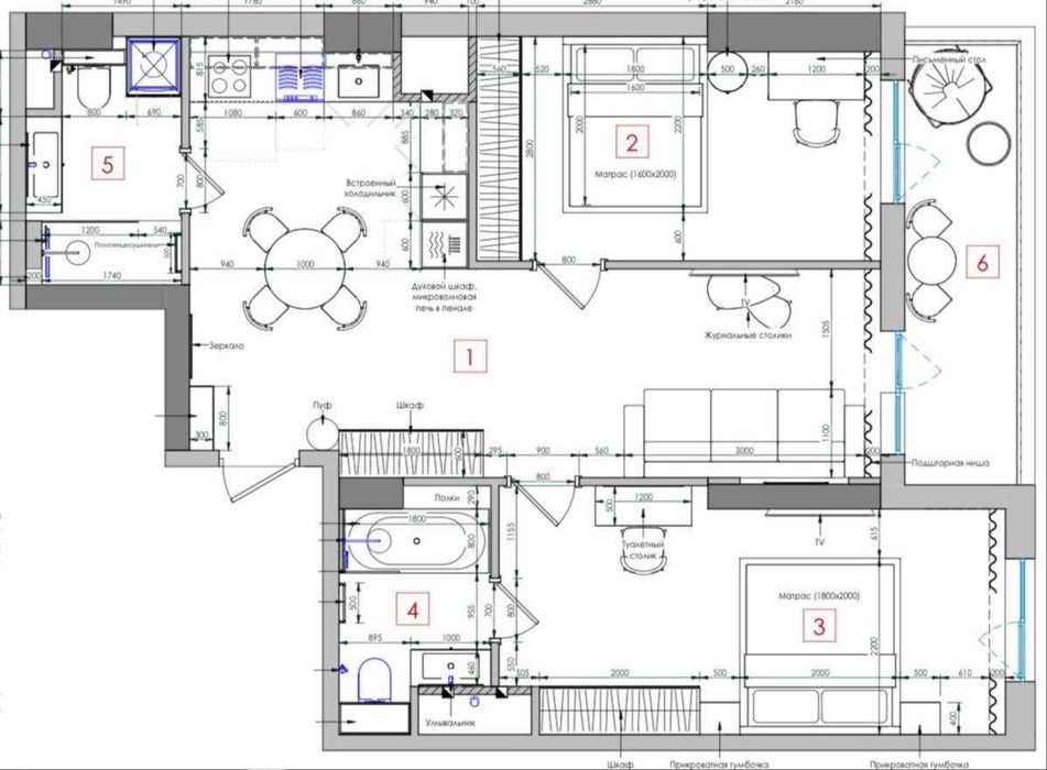 Квартира на вул. Фонтанська дорога, 25 в Одесі, ID 185814, фото №10