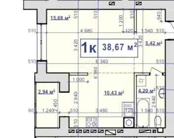 Квартира на біля парку Шевченка в Івано-Франківську, ID 164504, фото №6