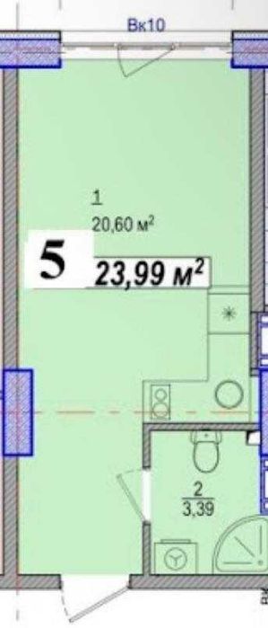 Квартира на біля метро Бориспільська в Києві, ID 202105, фото №2