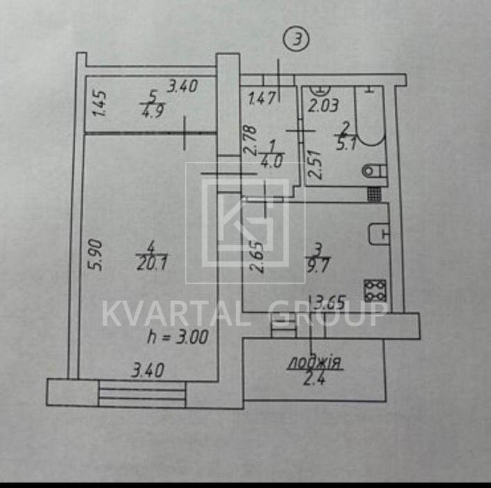 Квартира на вул. Шевченка, 4Д в Києві, ID 295311, фото №9