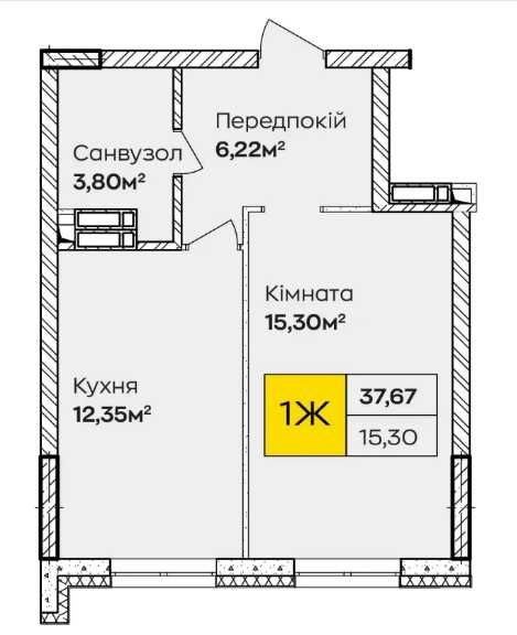 Квартира на біля метро Осокорки в Києві, ID 200386, фото №2