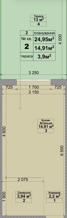 Квартира в Києві, ID 312779, фото №6