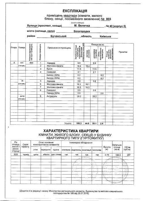 Квартира на вул. Софіївська Борщагівка в Києві, ID 320084, фото №24