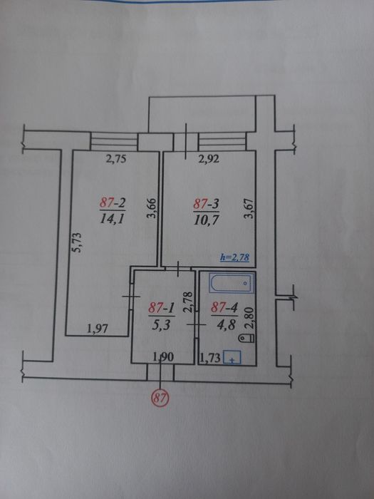 Квартира на Ближні Гречани в Хмельницькому, ID 220410, фото №8