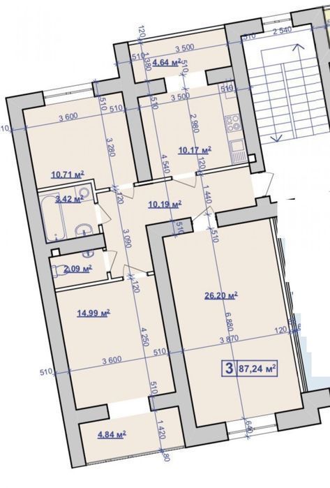 Квартира на біля парку ім.Т. Шевченка в Івано-Франківську, ID 186329, фото №7