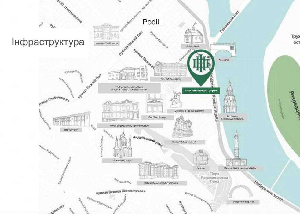 Квартира на вул. Набережно-Хрещатицька, 21 в Києві, ID 186316, фото №16