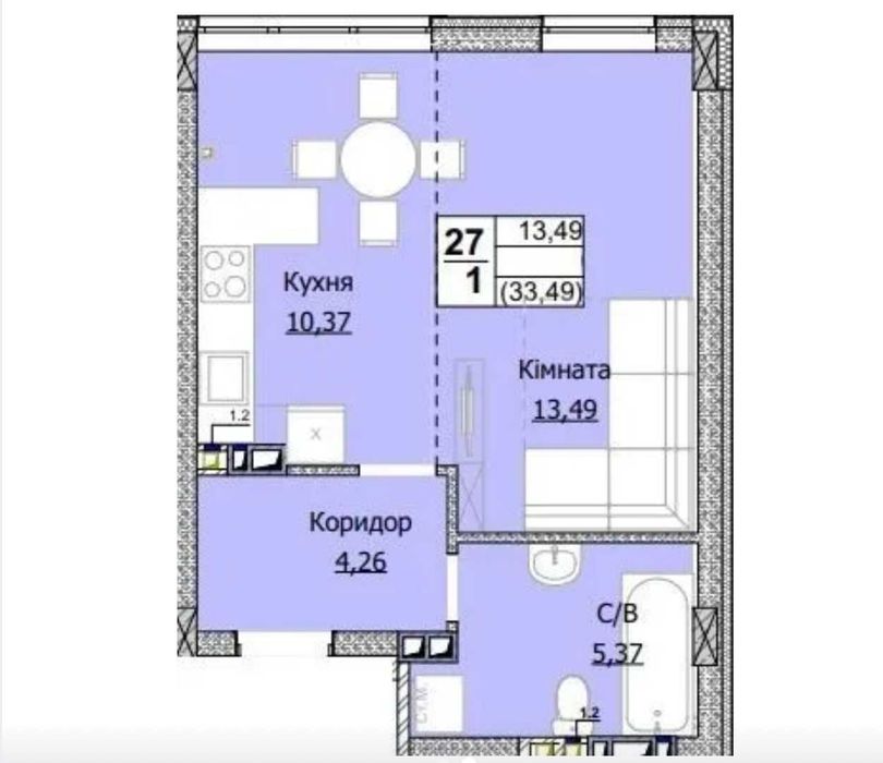 Квартира на вул. Святопокровська в Києві, ID 306883, фото №4