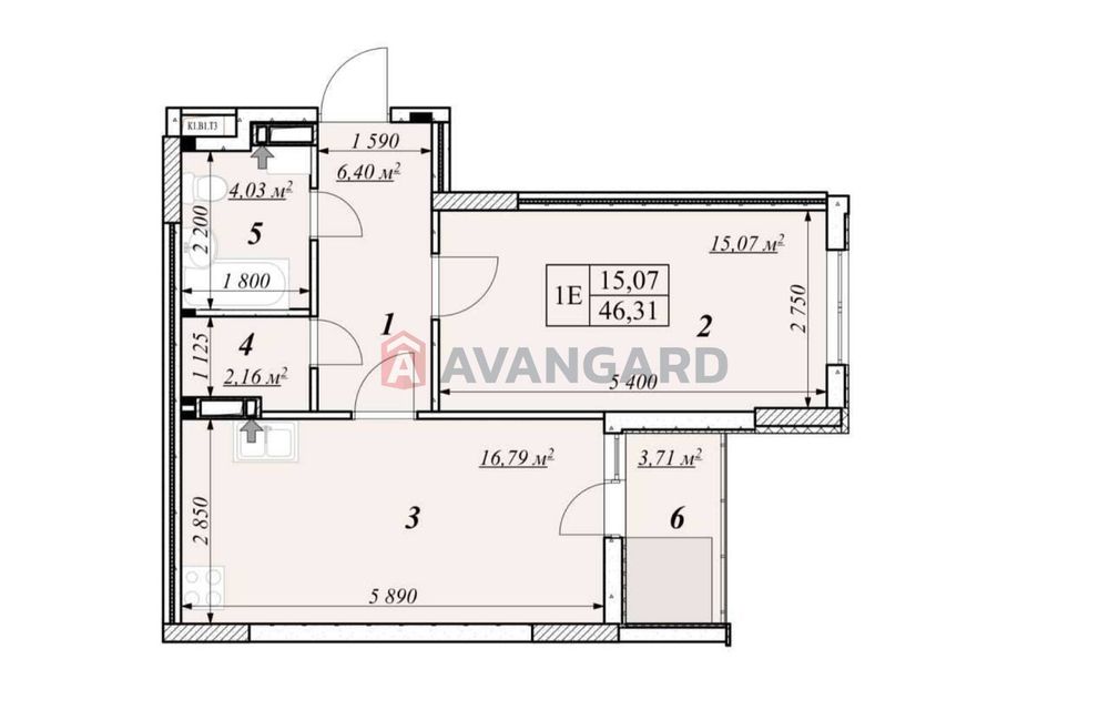 Квартира на Шолуденко 26 в Київ, ID 311701, фото №5