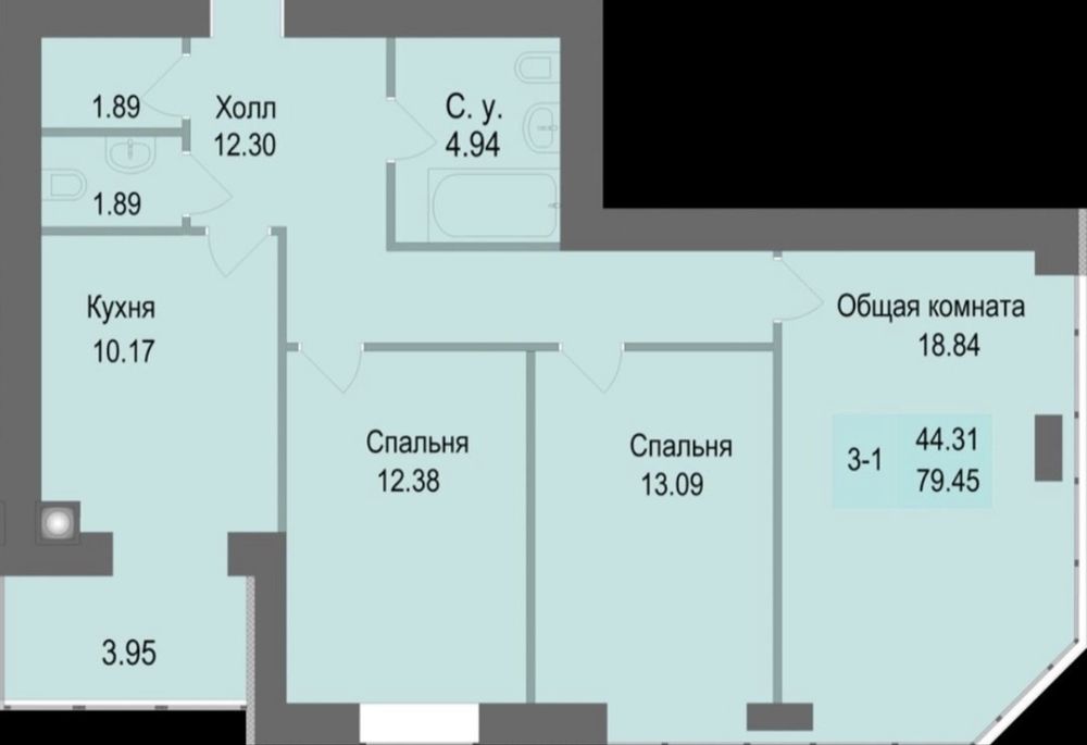 Квартира на вул. героїв Небесної Сотні, 26/22 в Києві, ID 259545, фото №5