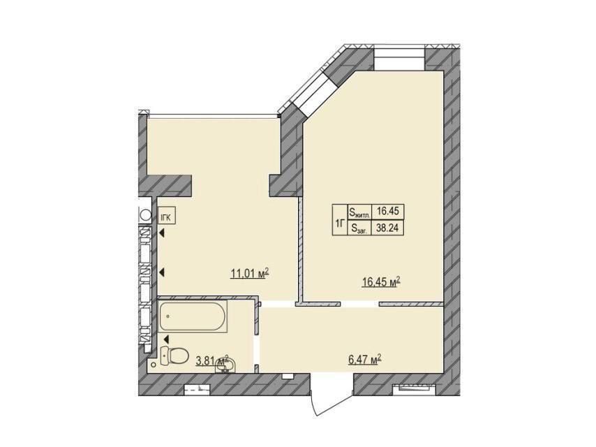 Квартира на ЖК Авіатор в Києві, ID 244045, фото №4