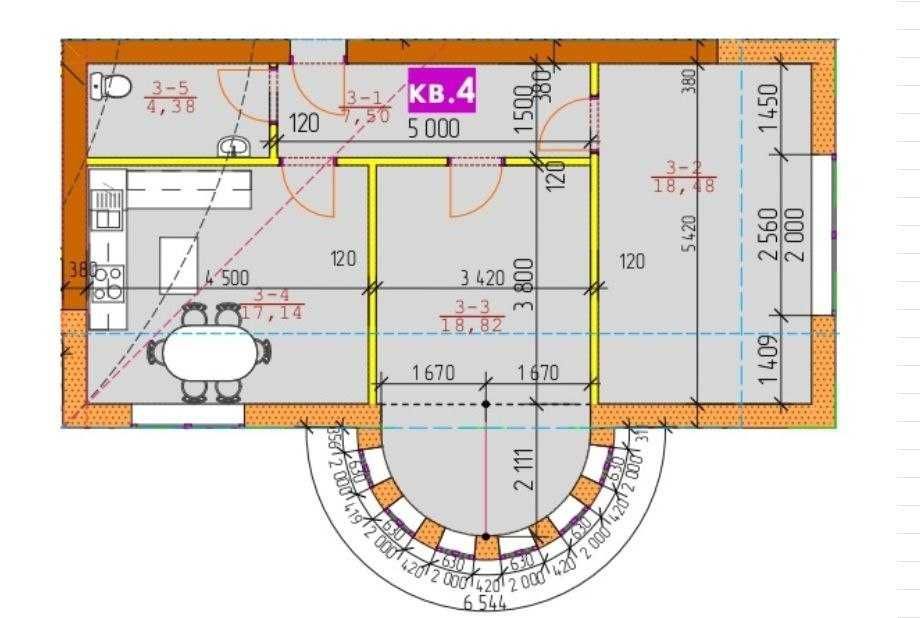 Квартира на вул. Патріарха Володимира в Івано-Франківську, ID 310908, фото №13