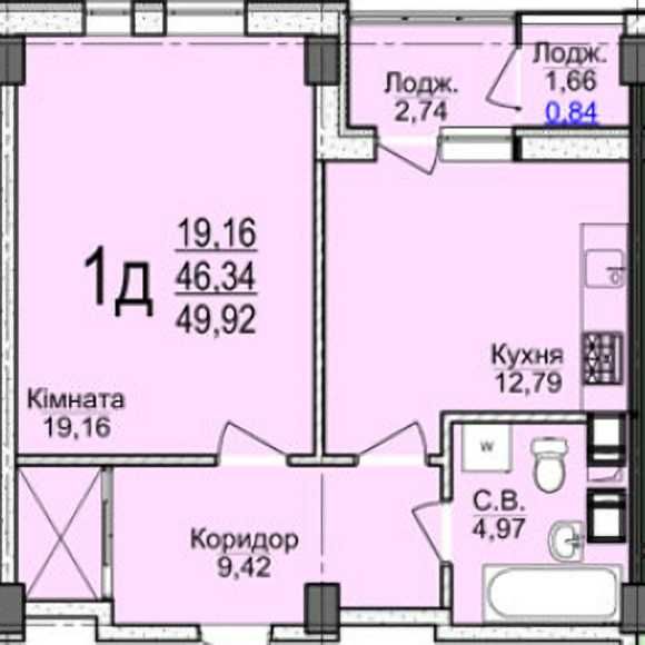 Квартира на ЖК Свято-Троїцький посад в Черкаси, ID 255246, фото №3