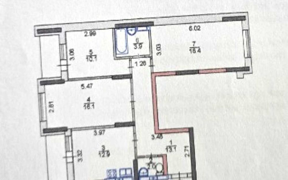 Квартира на вул. Кадетський Гай, 10 в Києві, ID 173438, фото №24