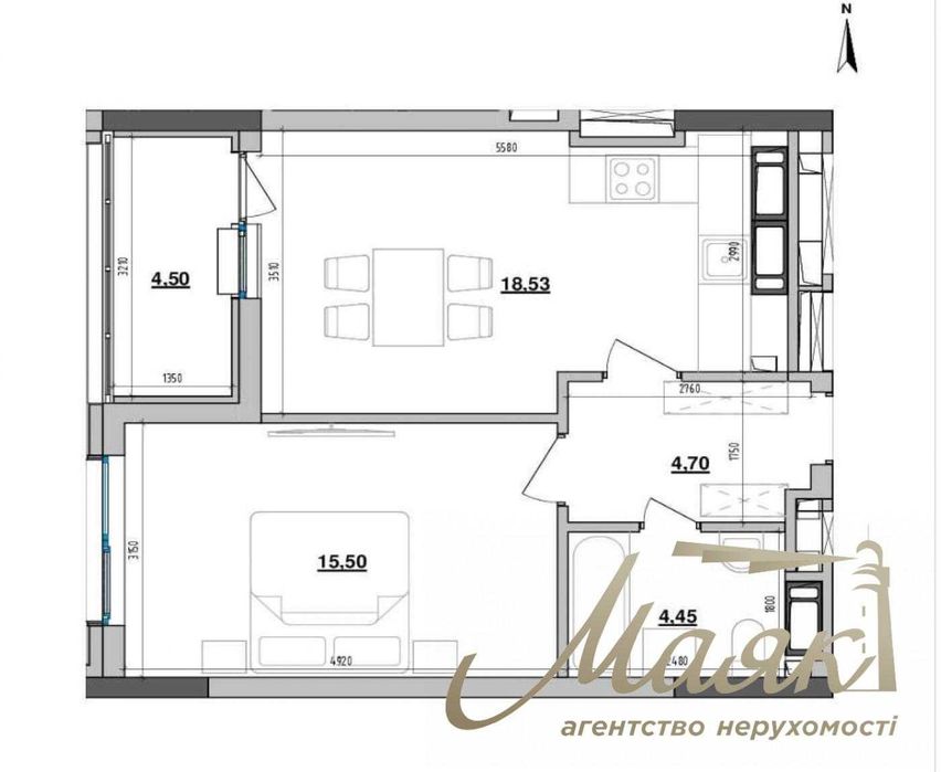 Квартира на ЖК Maxima Residence в Києві, ID 187766, фото №4