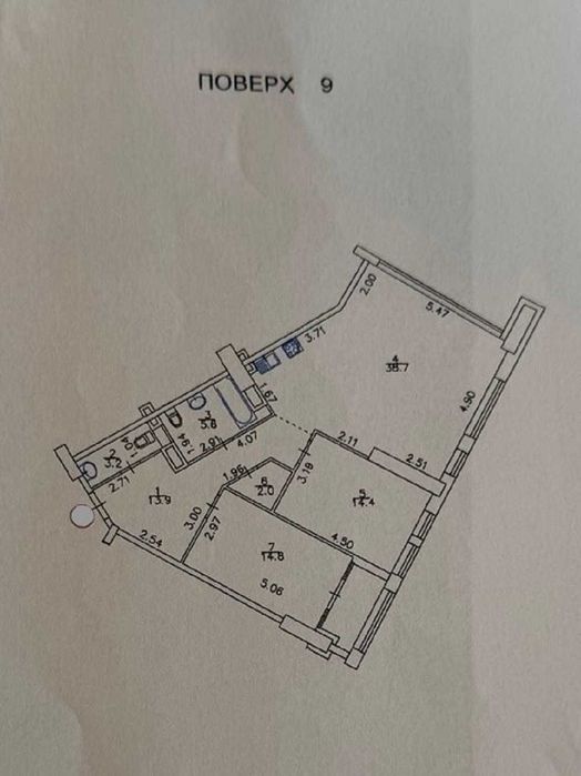 Квартира на просп. Берестейський, 11к2 в Києві, ID 190547, фото №4