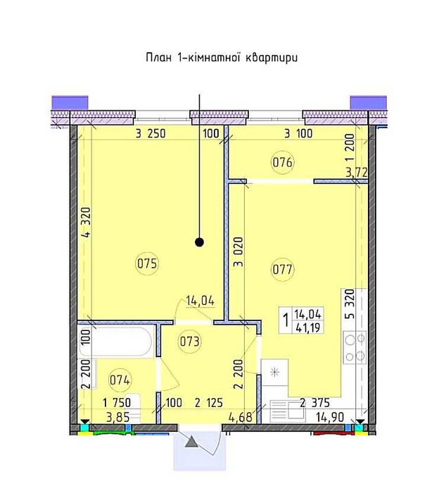 Квартира на ЖК Нова Англія в Києві, ID 192144, фото №1