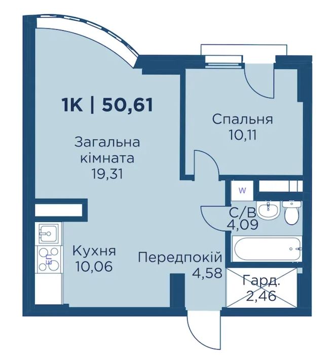 Квартира на ЖК Lystopad в Івано-Франківську, ID 311052, фото №1