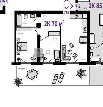 Квартира на ЖК Wawel в Івано-Франківську, ID 310959, фото №6
