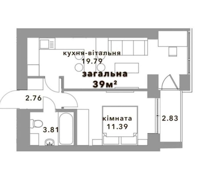 Квартира в Києві, ID 308164, фото №2