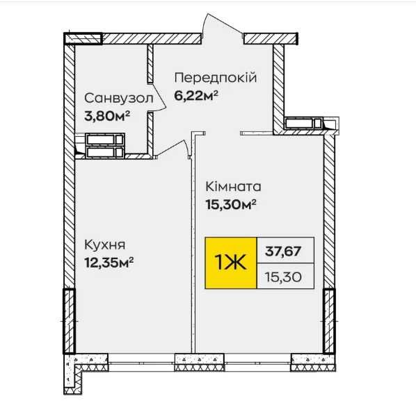 Квартира на ЖК Синергія Київ в Києві, ID 233797, фото №4