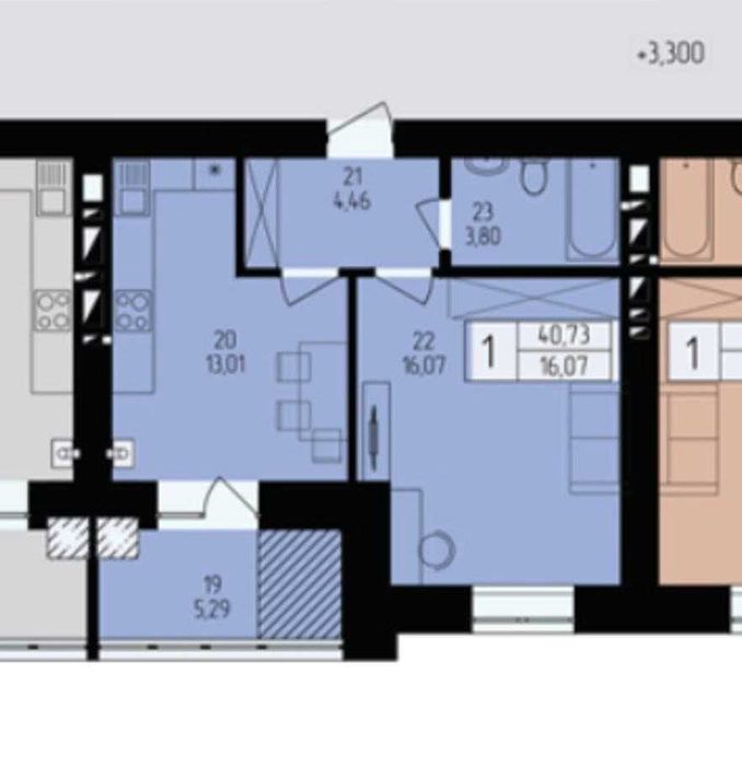 Квартира на вул. Озерна в Хмельницький, ID 295627, фото №2