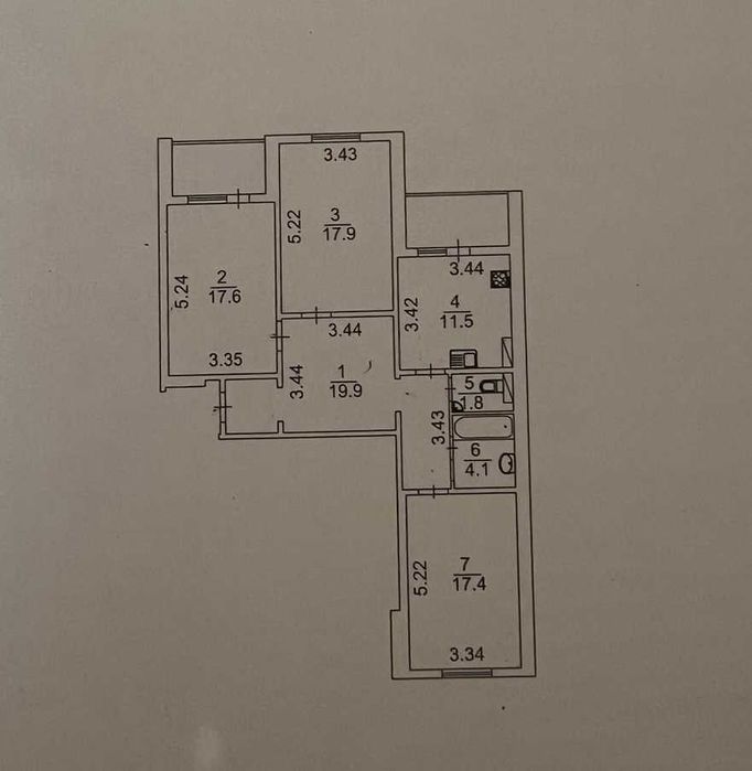 Квартира на вул. Закревського, 97 в Києві, ID 206242, фото №15