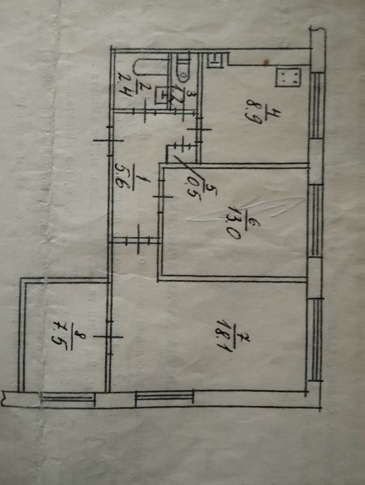 Квартира на біля ТЦ «Дивоцвіт» в Кривому Розі, ID 173202, фото №1