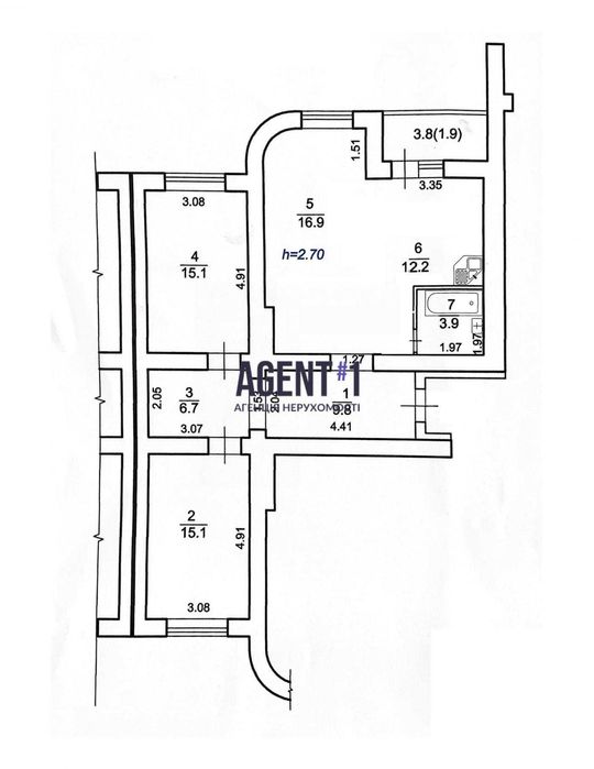 Квартира на вул. Лобановського, 28 в Києві, ID 312207, фото №18