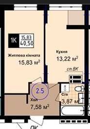 Квартира на вул. Сахарова в Одесі, ID 182362, фото №6