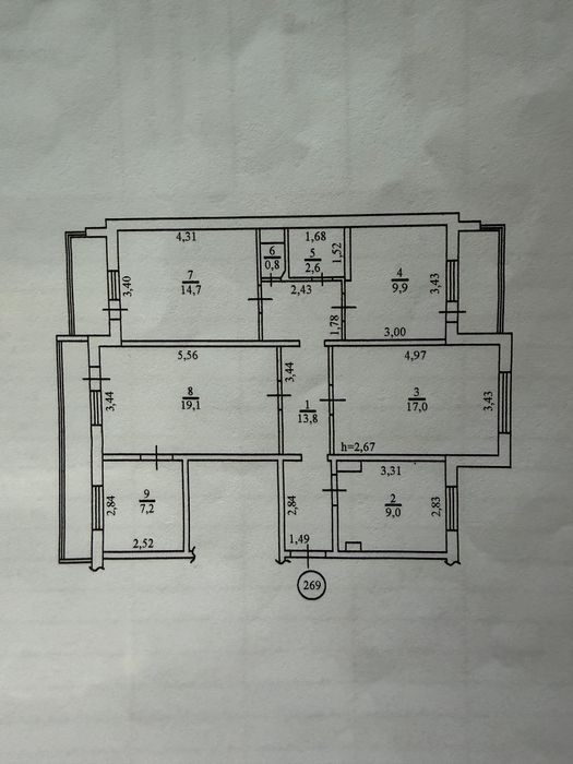 Квартира на біля метро Святошин в Києві, ID 164801, фото №1