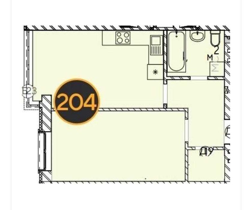 Квартира на ЖК «Фаворит Premium» в Києві, ID 238582, фото №2