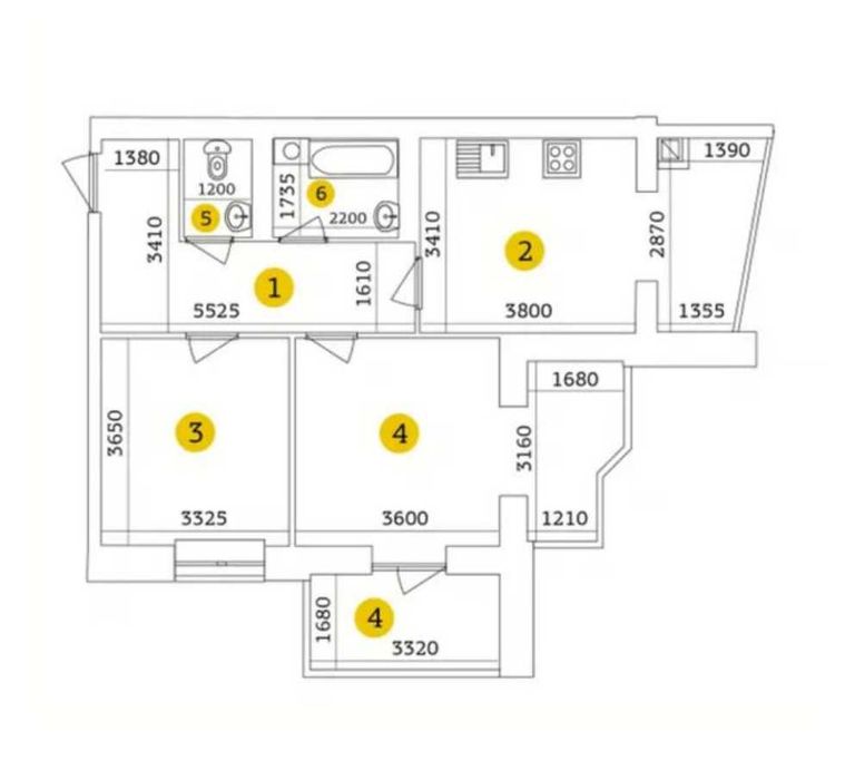 Квартира на ЖК Тетерівський Бульвар в Житомирі, ID 219151, фото №14