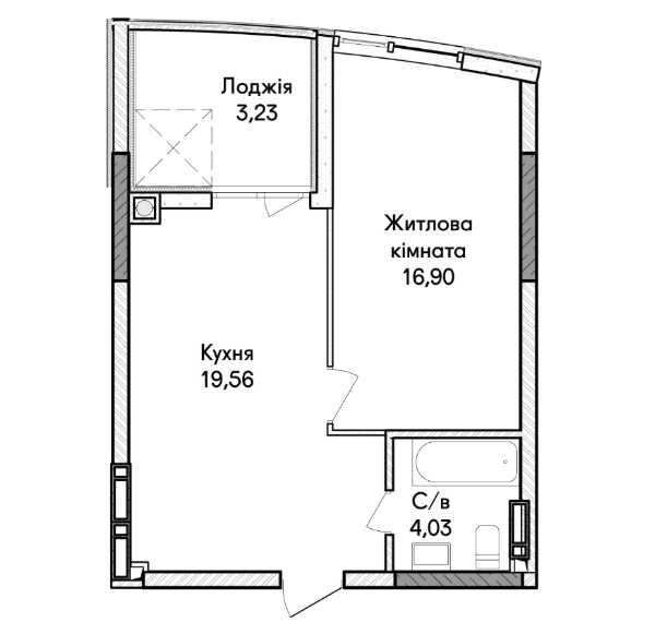 Квартира на ЖК Синергія Сіті в Києві, ID 282229, фото №4