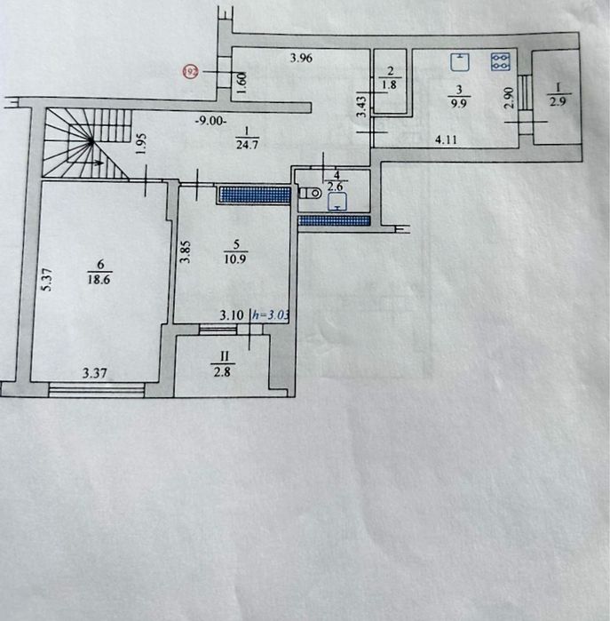 Квартира на вул. Гната Хоткевича в Києві, ID 175279, фото №24