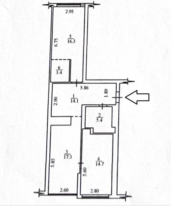 Квартира на вул. Глибочицька, 13 в Києві, ID 166782, фото №12
