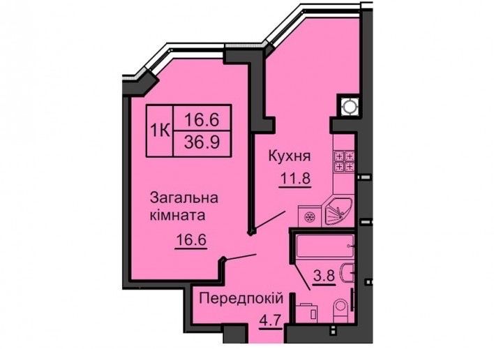 Квартира на вул. Щаслива, 56 в Києві, ID 229853, фото №21