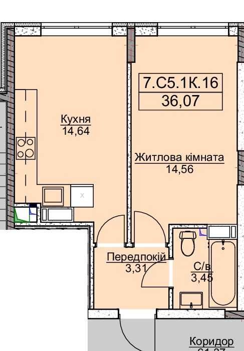 Квартира на ЖК «Нова Буча» в Києві, ID 242143, фото №4