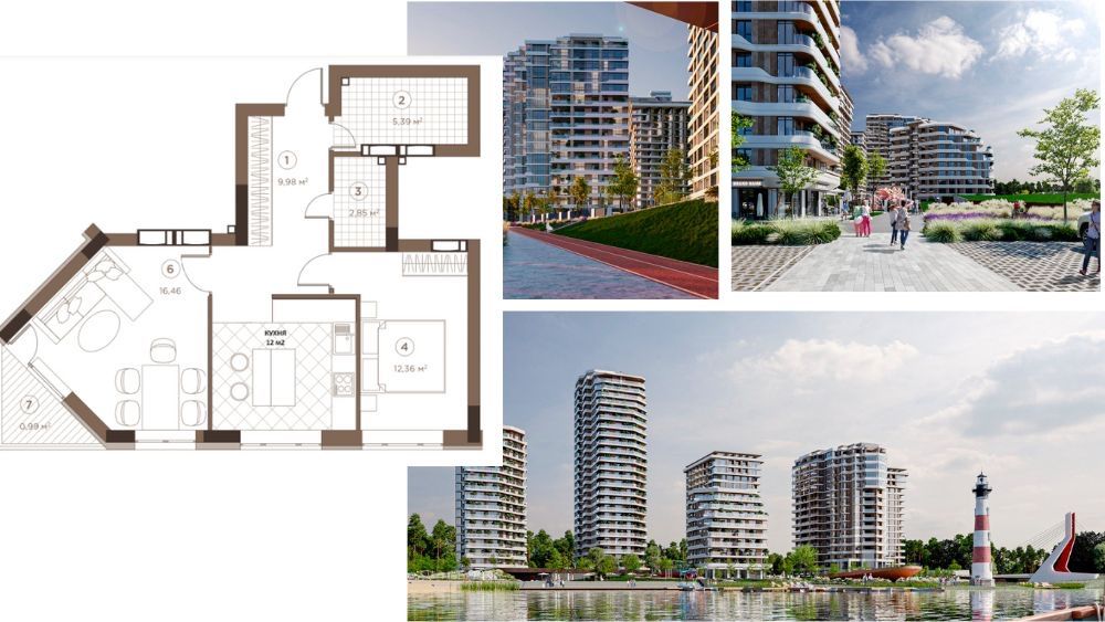 Квартира на ЖК Riverport в Києві, ID 277084, фото №8