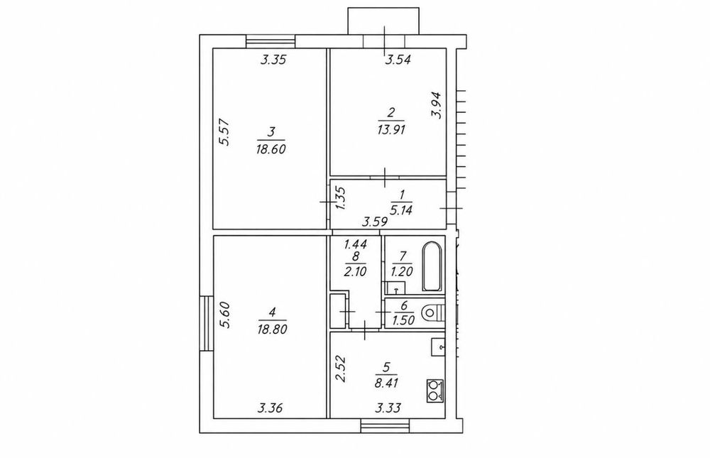 Квартира на просп. Науки, 63 в Київ, ID 170284, фото №3